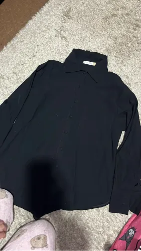 Camiseta Social Preta
