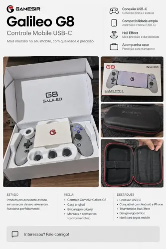 Galileo G8 + Case de Transporte