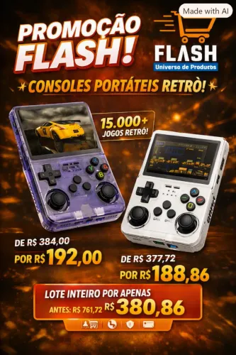 Achadinhos da Flash - Consoles Portáteis Retrô