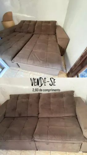 Sofá retrátil semi novo 