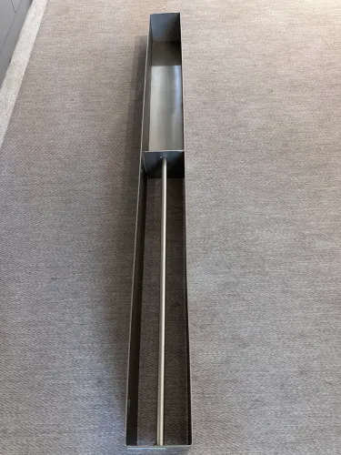 Suporte para toalha em aço na cor cobre