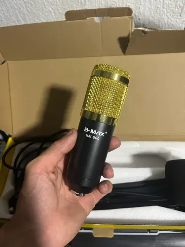 Microfone profissional condensador Bm800