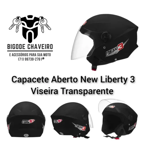 Capacete Aberto Preto Fosco Pro Tork PROMOÇÃO 