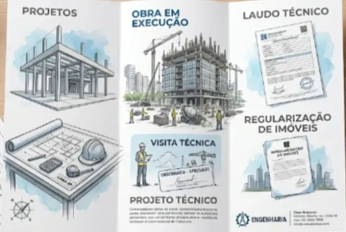 Projetos, laudos,obras e reformas