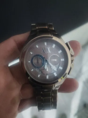 Relógio Armani Exchange AX1194 Cronógrafo Original - Bronze/Grafite
