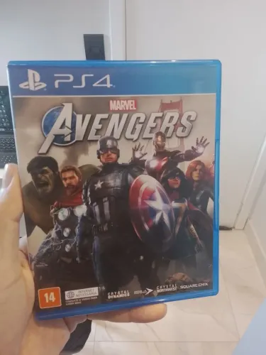 Jogo PS4/PS5 Marvel Avengers Vingadores Novo de Loja Zerado