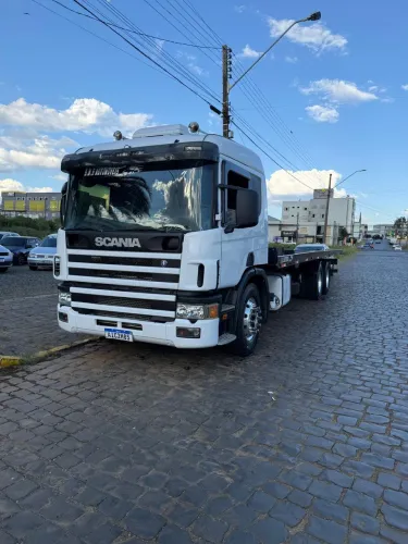 Caminhão prancha Scania 