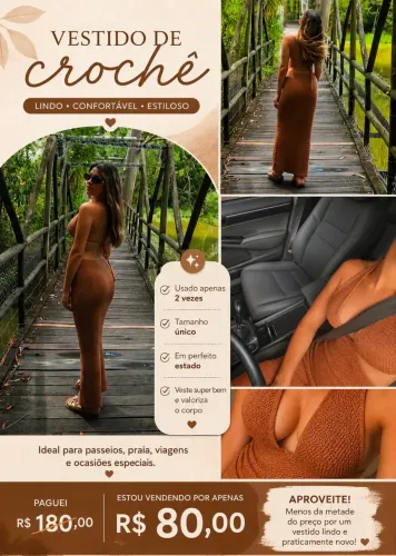 Vestido Crochê