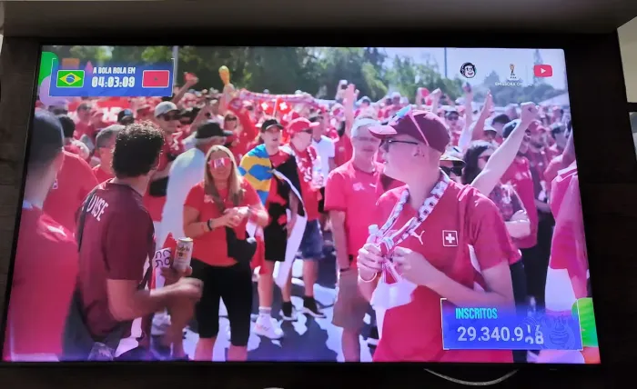 Smart tv Samsung 55 polegadas com Defeito 