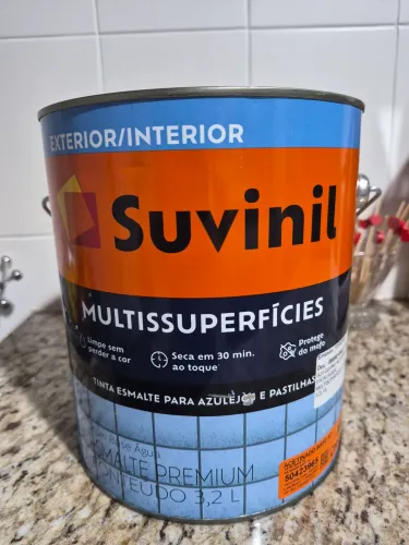 Vendo Lata Nova Lacrada Tinta Azul Sereia Suvinil - Tinta Nova - Entrega em BH