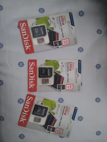 Lote de cartões SDHC genericos de 32g, 64g e 1tb