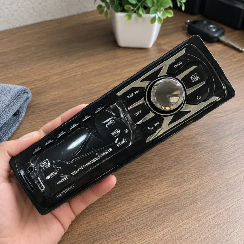 Rádio Automotivo Bluetooth 1 DIN | USB, SD, AUX e FM | Novo