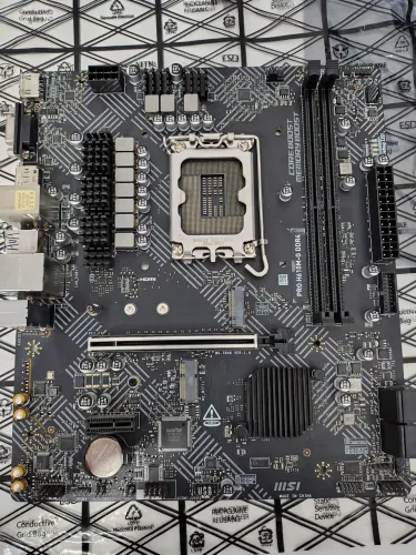 Placa mãe MSI PRO H610M-G D4, LGA 1700, DDR4 (com caixa)