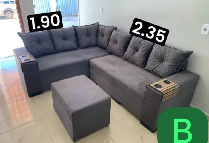 Sofa de canto (novo) 