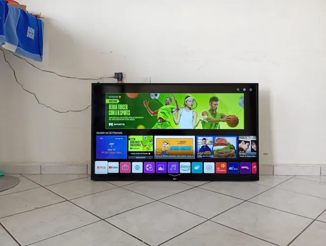 Tv smart 4k LG webos 48 polegadas Alexa wi-fi bluetooth 9 mês de uso novinha!
