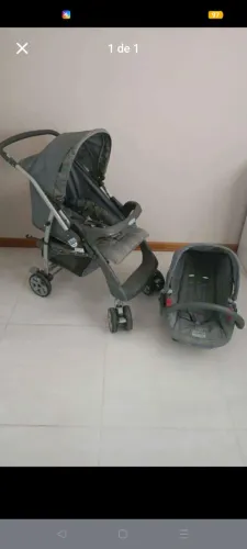 Carrinho e Bebê Conforto Burigotto