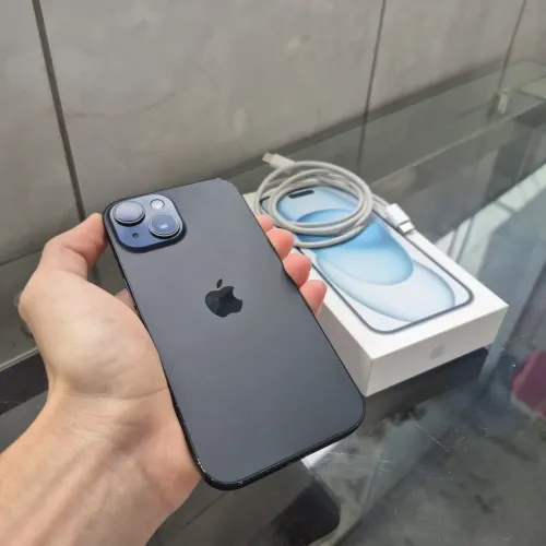 ? iPhone 15 128GB Preto | 85% Bateria | Excelente Estado
