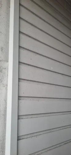 Portao de garagem em aluminio branco novo