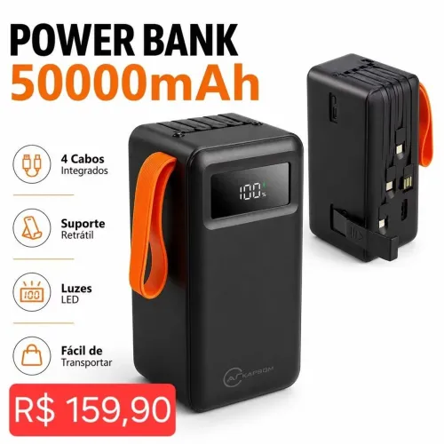 Power bank 50.000 mAh