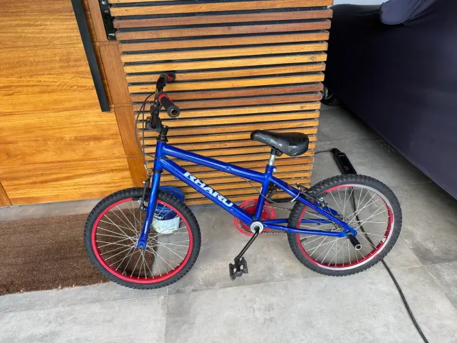 Bicicleta Infantil Aro 16 Azul/Vermelho