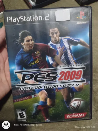 Pes 2009 original funcionando perfeitamente 