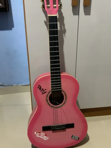 Violão Rosa - Pouco Usado