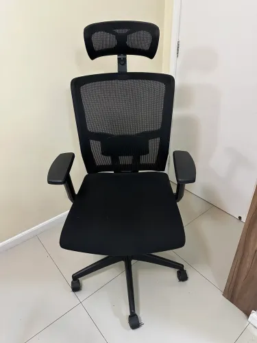 Cadeira Escritório Ergonômica com Apoio Lombar