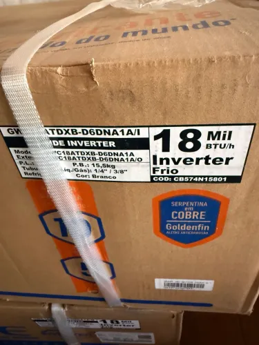 AR-CONDICIONADO GREE INVERTER ? NOVO NA CAIXA