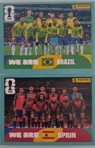 Figurinhas da copa: 211 - nenhuma repetidas, acompanha album novo!