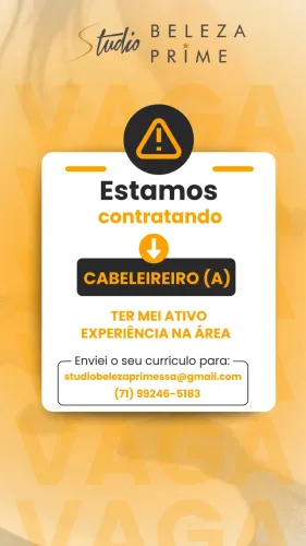 Vaga de cabeleireiro(a)