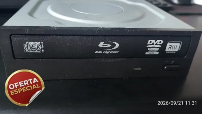 Gravador Blu-Ray/DVD/CD Lite-On IHBS112 Interno SATA (100% testado)
