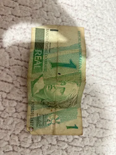 vendo cédula antiga de 1 real