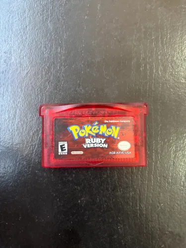 Cartucho Game Boy Advance Pokémon Ruby Version ORIGINAL