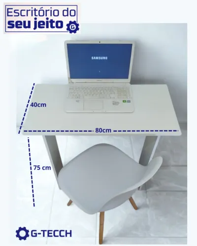 Escrivaninha NOVA 100% MDF Mesa Multiuso de Escritório para Notebook Estudo Computador