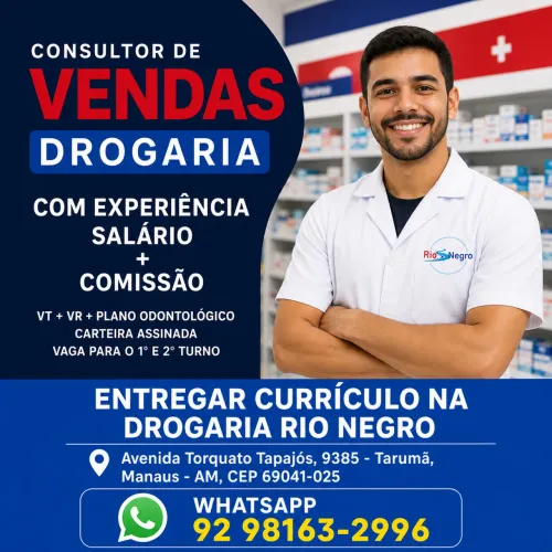 VAGA PARA VENDEDOR 