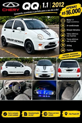 Chery QQ 1.1/1.0 12V 69cv 5P 2012