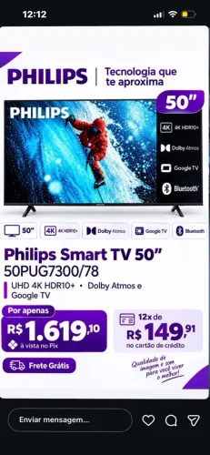 Tv 50 polegadas 