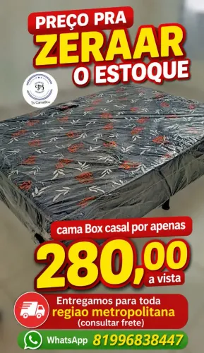 CAMA BOX CASAL 