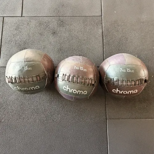 Wall Ball 7Kg (15 lb) Crossfit, Hyrox, Box, Crosstraining (3 UNIDADES - PREÇO UNITARIO)