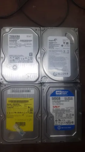 HDs de 500Gb - 100%