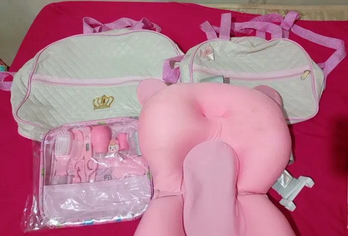 Kit de maternidade e mini berço completo. 