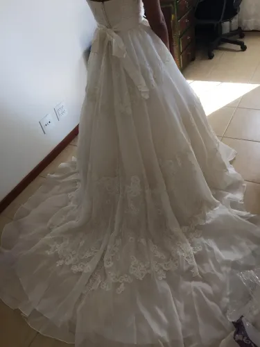 Vestido de Noiva, 38, Princesa, OFF WHITE