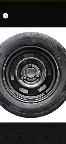 Pneu 165 70 14 kwid original 
