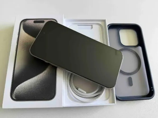 Iphone 15 PRO 256G Natural titanium, Impecável