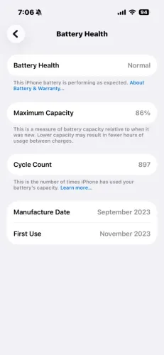 Vendo iPhone 15 Pro Preto Titânio - 256GB