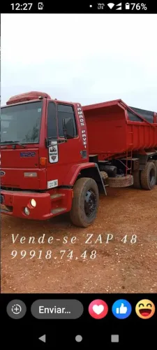 Caminhão caçamba trucado Ford cargo 1622 ano 2001 .valor 180 mil ZAP 48 99918.74.48