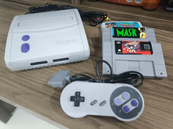 Super Nintendo Baby Com 3 jogos