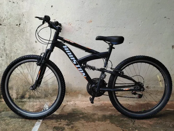 Bike Houston Aro 26 BARATA - Suspensão Dupla |