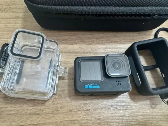  Gopro hero 10 Black conservada top  aceito troca em iphone