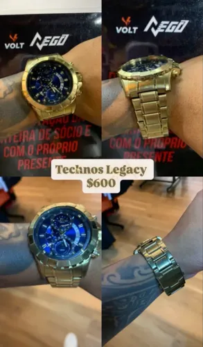 Relógio Technos Legacy Dourado